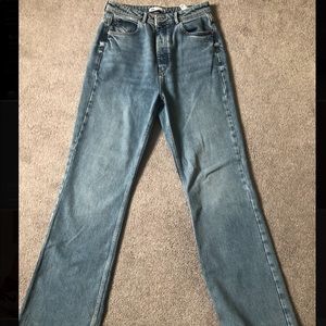 ZARA BOOTCUT MID-BLUE JEANS